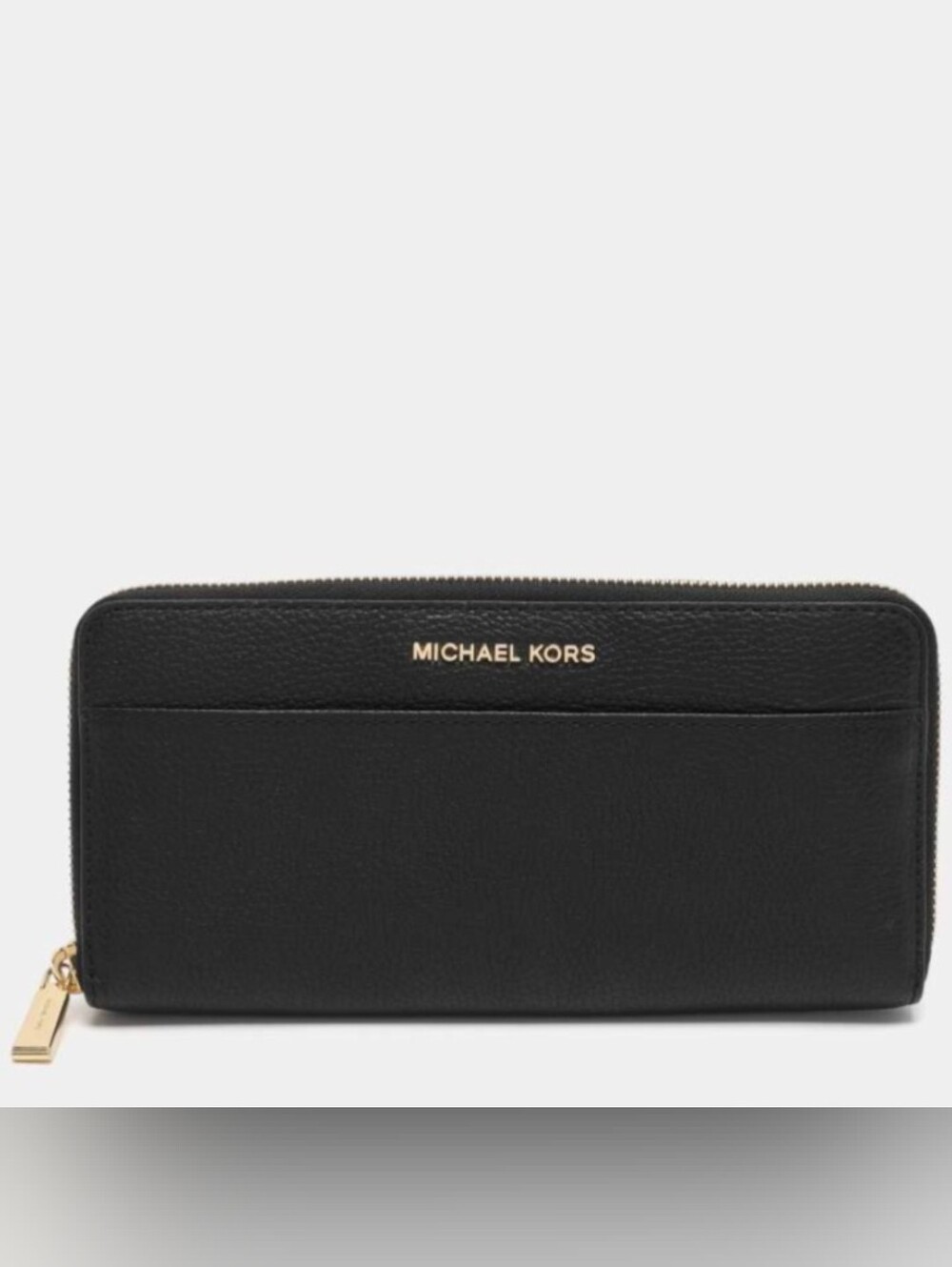 Michael Kors Black Wallet with Gold-Tone Hardware
